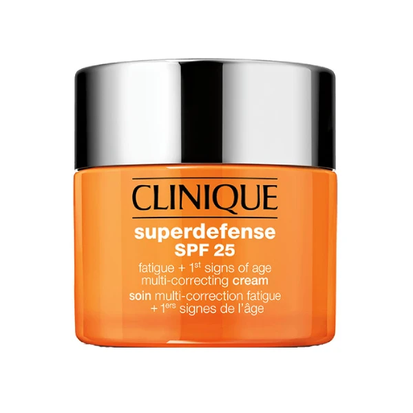 کرم ضد چروک کلینیک مدل Superdefense spf 25 حجم 50 میلی لیتر